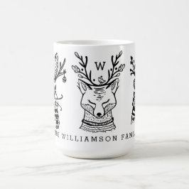 Julträdsskogskaraktär Kaffemugg