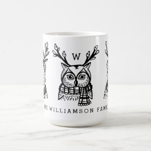 Julträdsskogskaraktär Kaffemugg