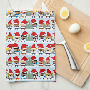 Jultrallares jul kökshandduk