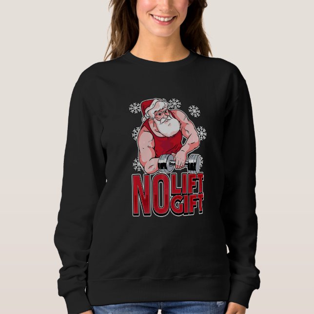 Julträning för en julliftare t shirt (Framsida)