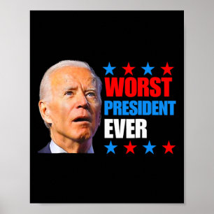 Jultrast 2024 Valet Värst president någonsin Joe Poster
