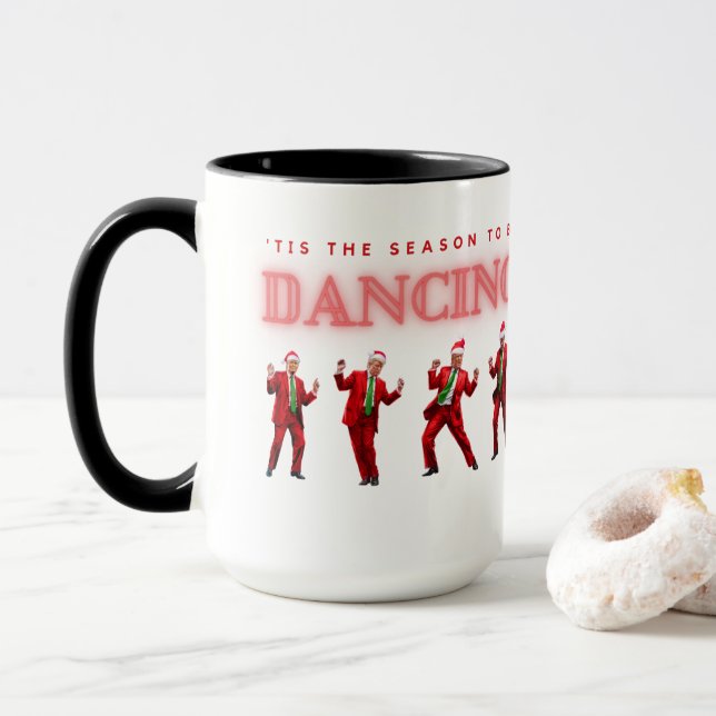 Jultrast Dancing Mugg 15oz (Med munk)