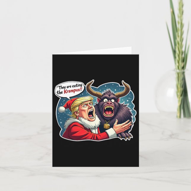 Jultrast Jultomten de äter i KR Kort (Framsida)