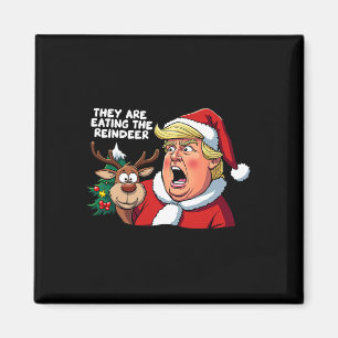 Jultrast Jultomten som de äter Magnet