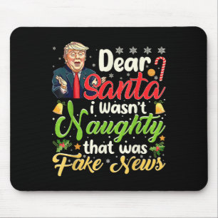 Jultrast Kära Santa Fake News Funny Julafton Me Musmatta