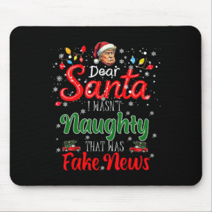 Jultrast Kära Santa Fake News Funny Julafton Me Musmatta
