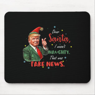Jultrast Kära Santa Fake News Funny Julafton Tr Musmatta