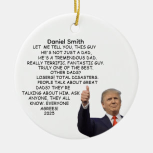 Jultrast Pappa Gift Funny Pappa Ornament Gift