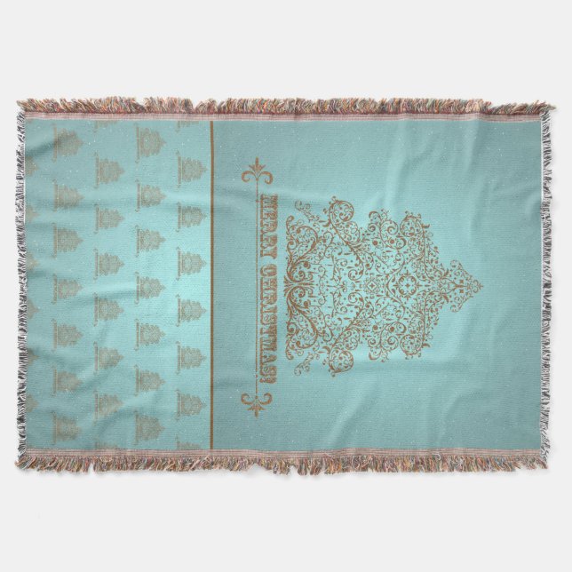 JulTree Ornament I - Throw Blanket Mysfilt (Framsidan)
