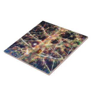 Jultreehouse dekorativ Tile/Trivet Kakelplatta