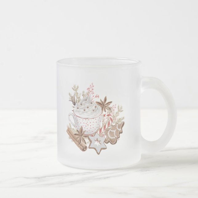 Jultrett Frosted Coffee Mugg (Höger)