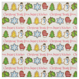Jultrettat Homemade Sugar Cookies Bakade av Tyg