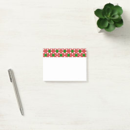 Jultriangeln Quilt Post-it Block