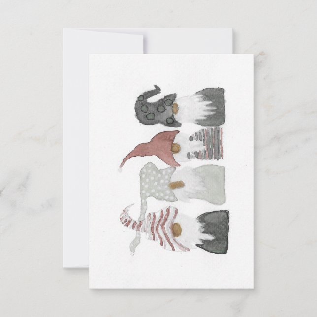 Jultrikåkort Tack Kort (Framsida)