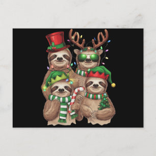 Jultrögt Merry Slothmas Trögis Älskare Present Helg Vykort