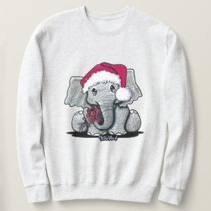 Jultröja för baby elefant lång ärmad tröja
