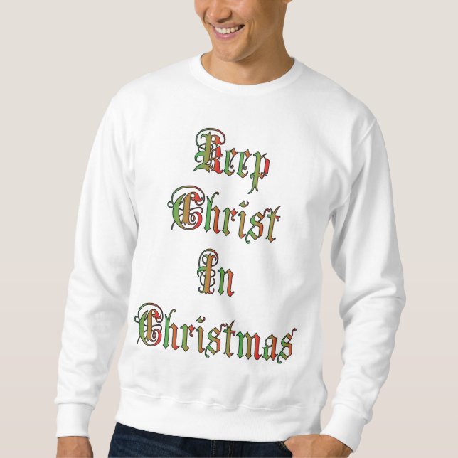 Jultröja Lång Ärmad Tröja (Framsida)
