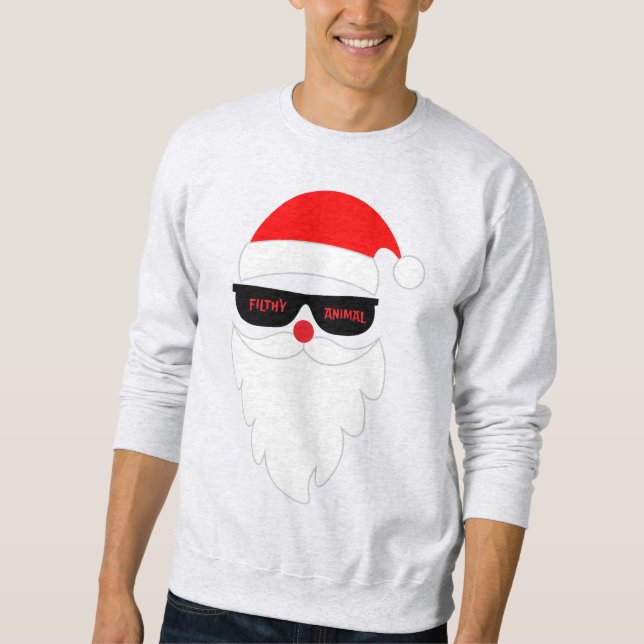Jultröja, Ya filthy Animal, Sötare Lång Ärmad Tröja (Framsida)