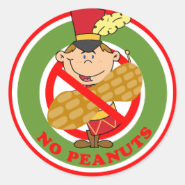 Jultrummpojke Inga Jordnötter Klistermärken