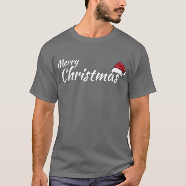 Jultryckt T-Shirt – Högtidsglädje  (Framsida)