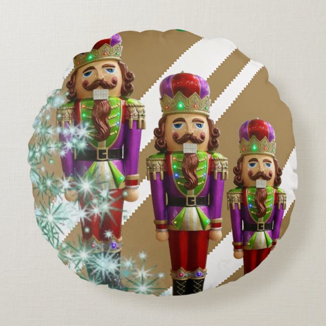 Jultur Pillow, soldat Rund Kudde (Framsidan)