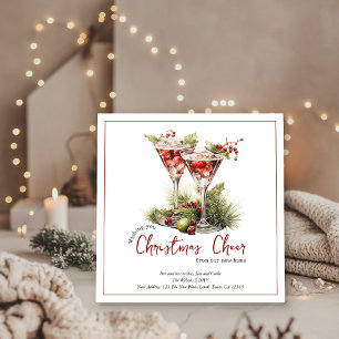 Julturen Cocktails Nystartjul Julkort