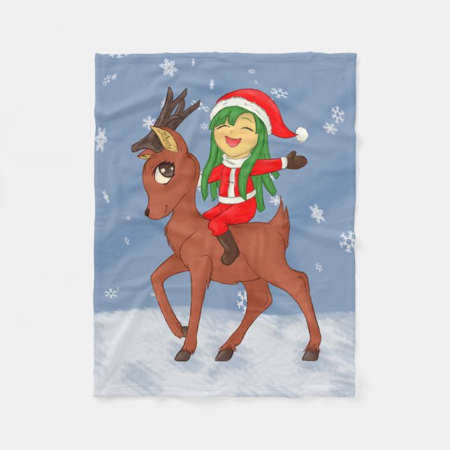 Julturen Fleecefilt (Framsidan)