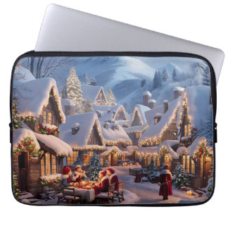 Julturen i byn laptop fodral
