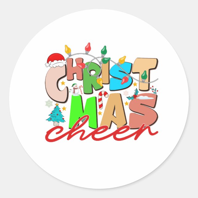 Julturen Runt Klistermärke (Framsida)