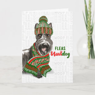 Julturen Scottie Fleas NaviDOG Helgkort