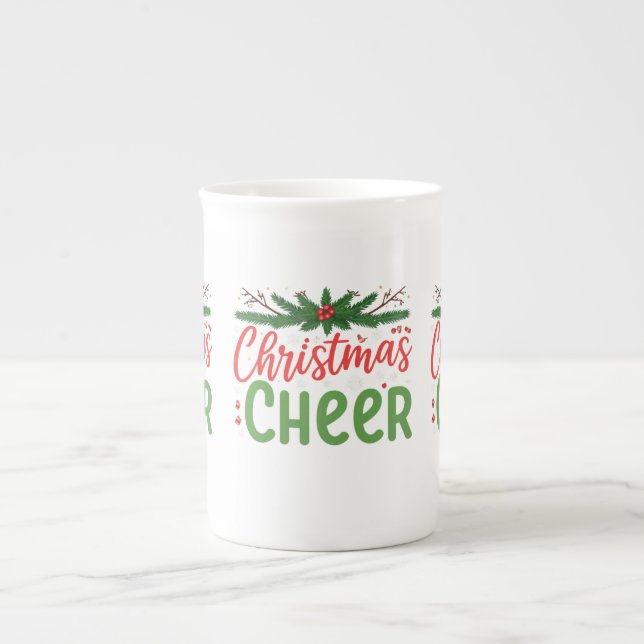 Julturen Specialty Bone China Mugg Design Benporslin Mugg (Framsidan)