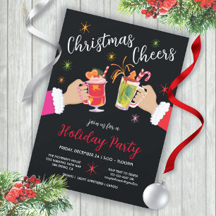 Julturer Toast Helgdag Cocktail Party Invi Inbjudningar