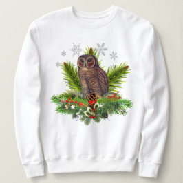 Juluggla med snöflingor  t shirt