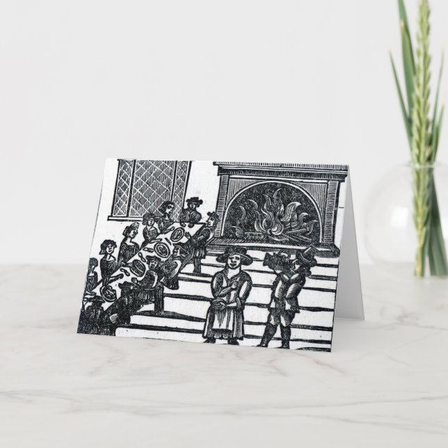 Julunderhållning Helgkort (Framsida)