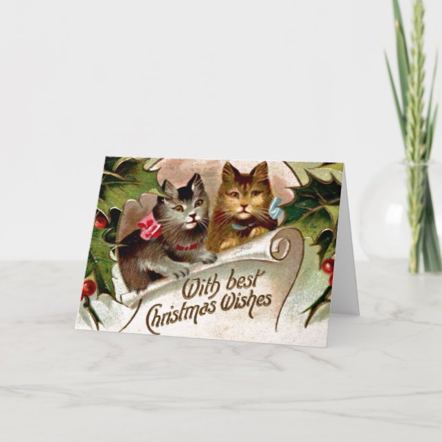 Julungar, vintageillustration, kort (Framsida)