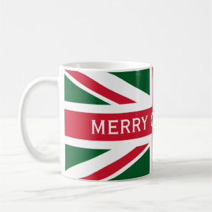 Julunionen Jack ~ Red, Grönt and White Kaffemugg