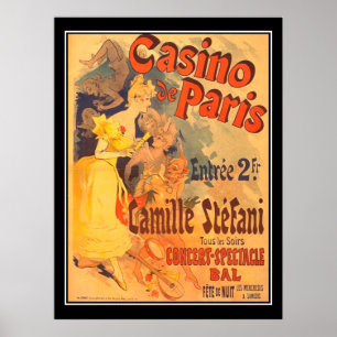 Julus Cheret Casino De Paris Tryck