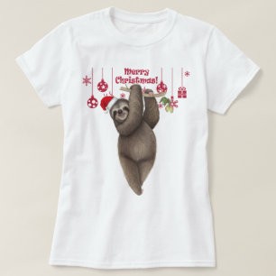 Julutgåva Hanging Sloth T Shirt