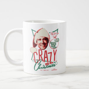 Julvacering Crazy om jul Jumbo Mugg