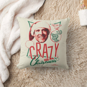 Julvacering Crazy om jul Kudde