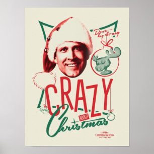 Julvacering Crazy om jul Poster