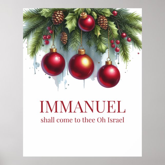 Julväggskonst Poster (Framsidan)