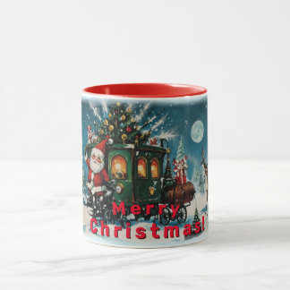 Julvagn - Santa's Delivery Wagon Mugg