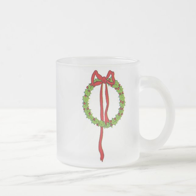 Julvågor Frostat Mugg (Höger)