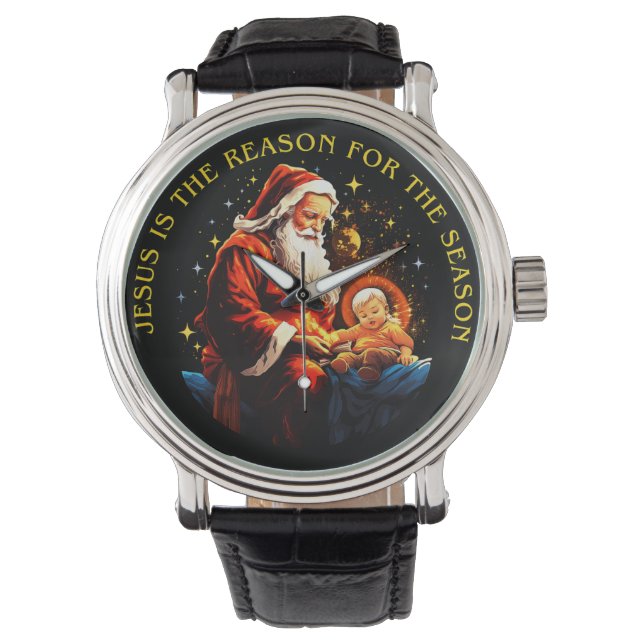 Julvakter Jesus Birthday Armbandsur (Framsida)