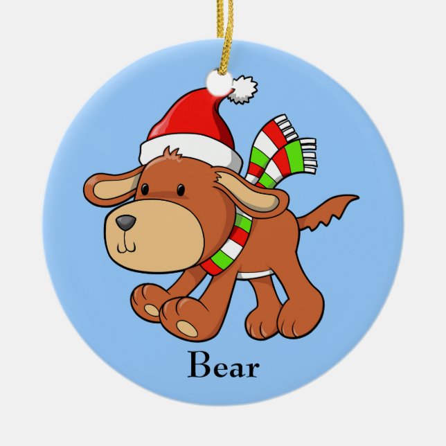 Julvalp "Bear" Ornament (Framsidan)