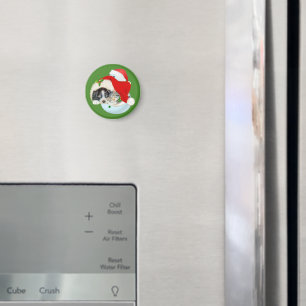 Julvalp och kattunge magnet
