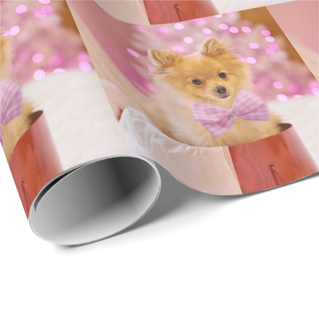 Julvalp Presentpapper (Rullad Hörn)