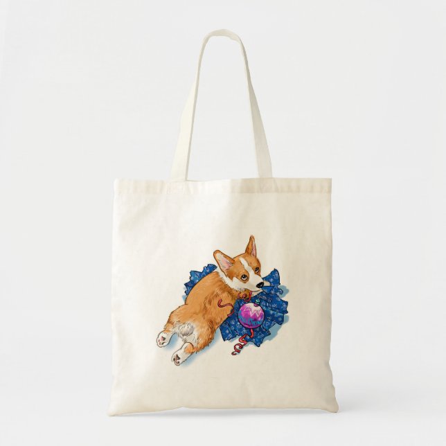 Julvalp Tote Bag Tygkasse (Framsidan)