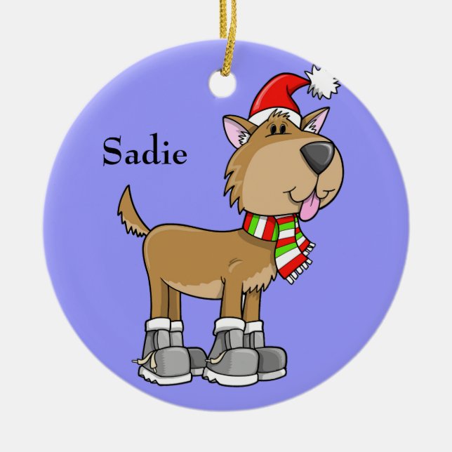 Julvalpen "Sadie" Ornament (Framsidan)